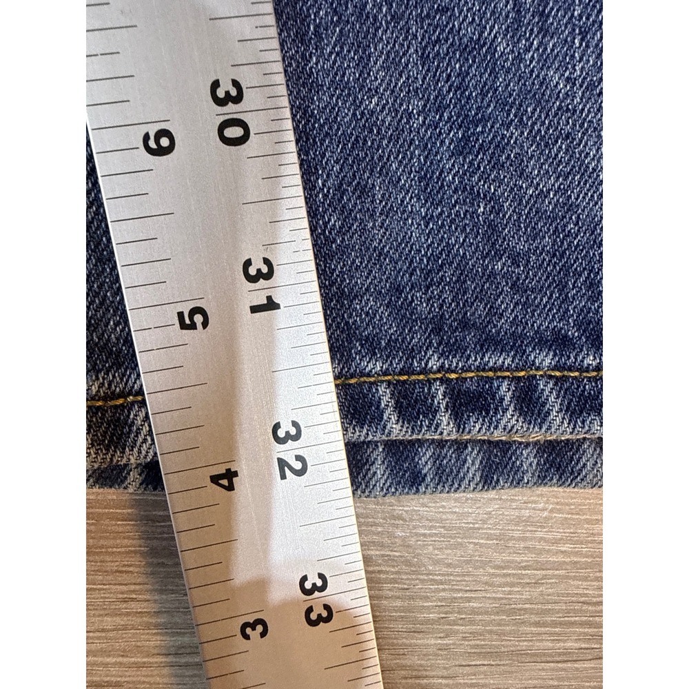 Banana Republic Men Straight Leg Blue Wash Denim Jeans Size 30x32 - Picture 7 of 11